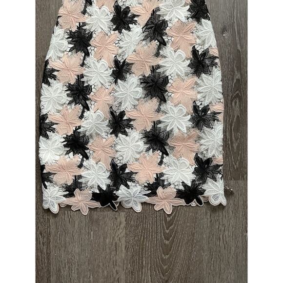 Kate Spade Tiger Lily Lace Floral Sheath Dress Sleeveless Back Zip Size 0 - Picture 8 of 12